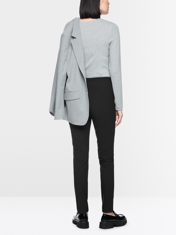 SOFIA slim fit fabric trousers