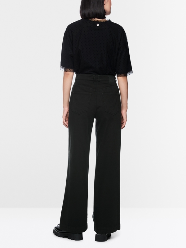 WARRI wide fit and high waist jeans