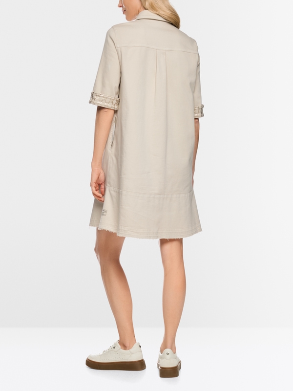 Robe courte en denim