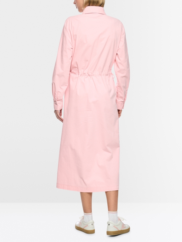 Corduroy dress with drawstring