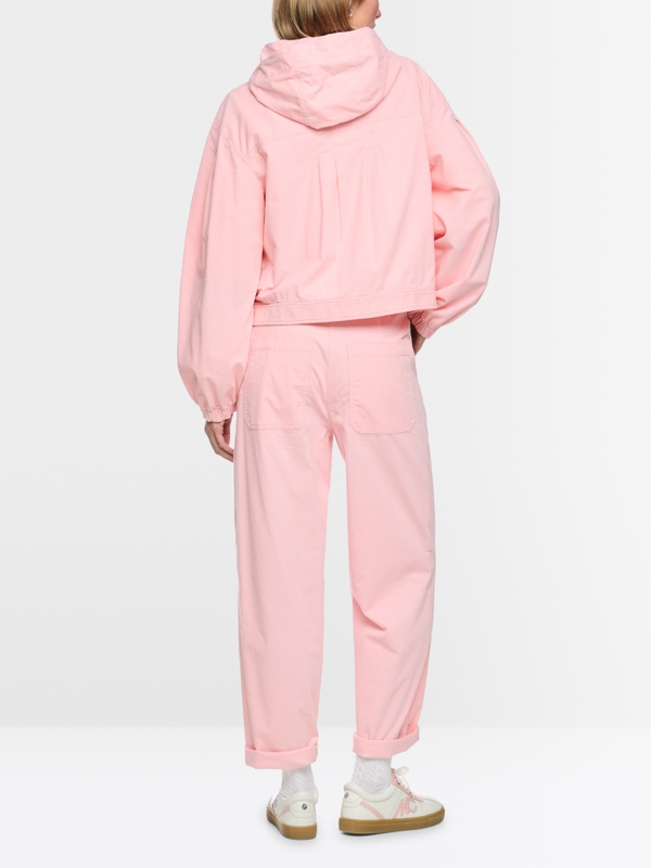 Corduroy jacket with hood