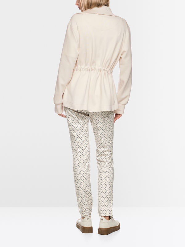 Veste en coton mélangé avec col roulé