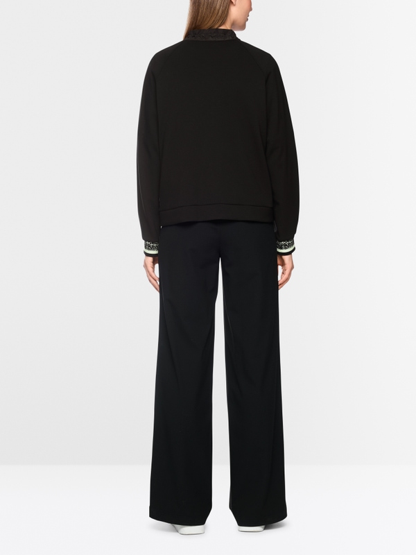 ‘Knitted in Germany’ zip cardigan