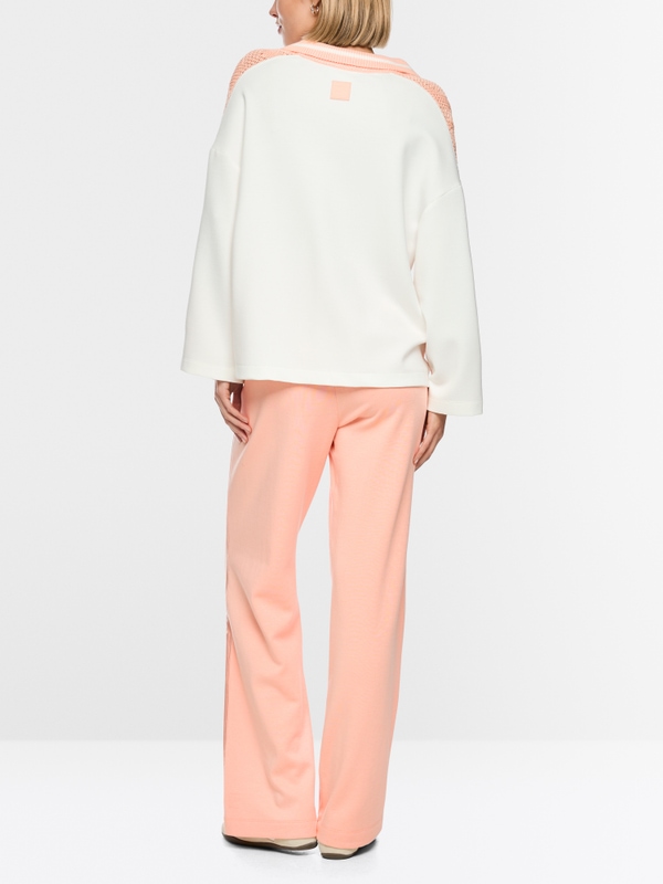 ‘Knitted in Germany’ V-neck jumper
