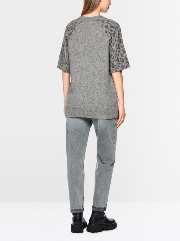 ‘Knitted in Germany’ long jumper
