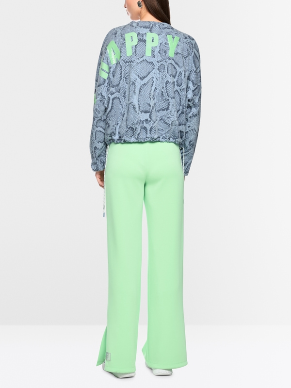 Sweatshirt with animal print