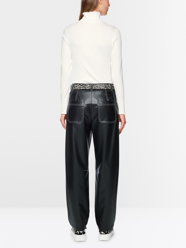 Fitted turtleneck shirt