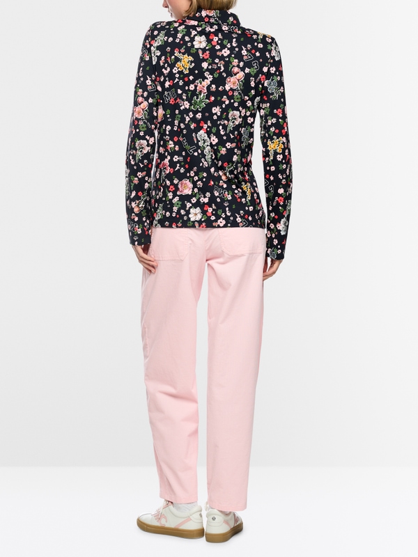 Blouse with all-over print