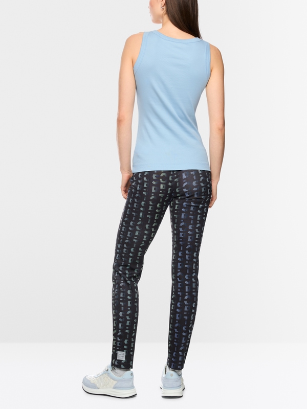 Basic stretch cotton top