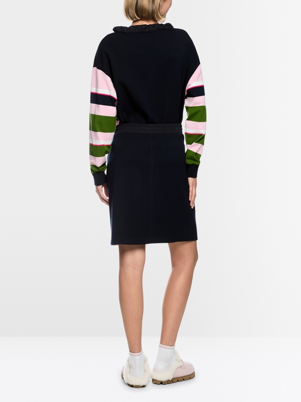 ‘Knitted in Germany’ striped skirt