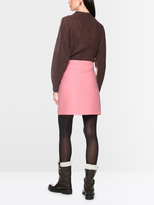 New wool mini skirt