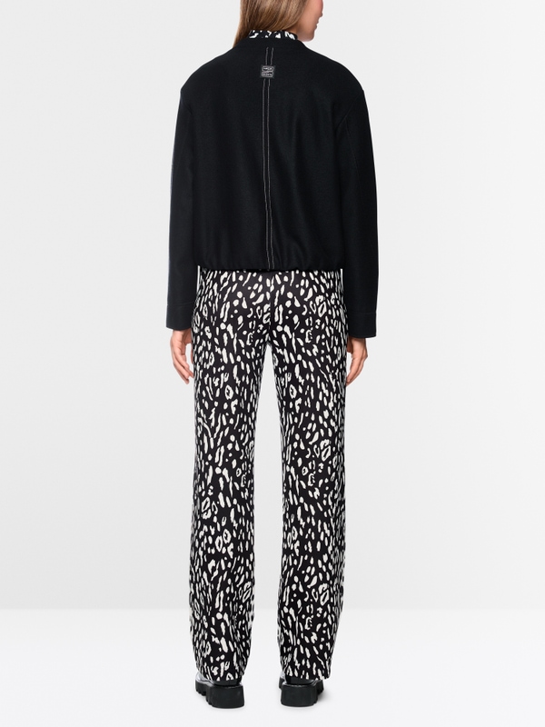 WASHINGTON leo print fabric trousers