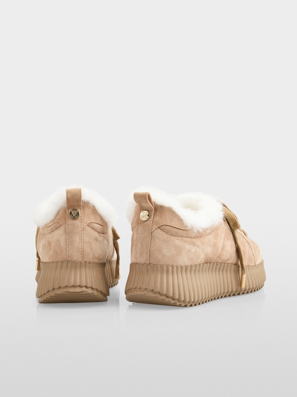 Suede trainers