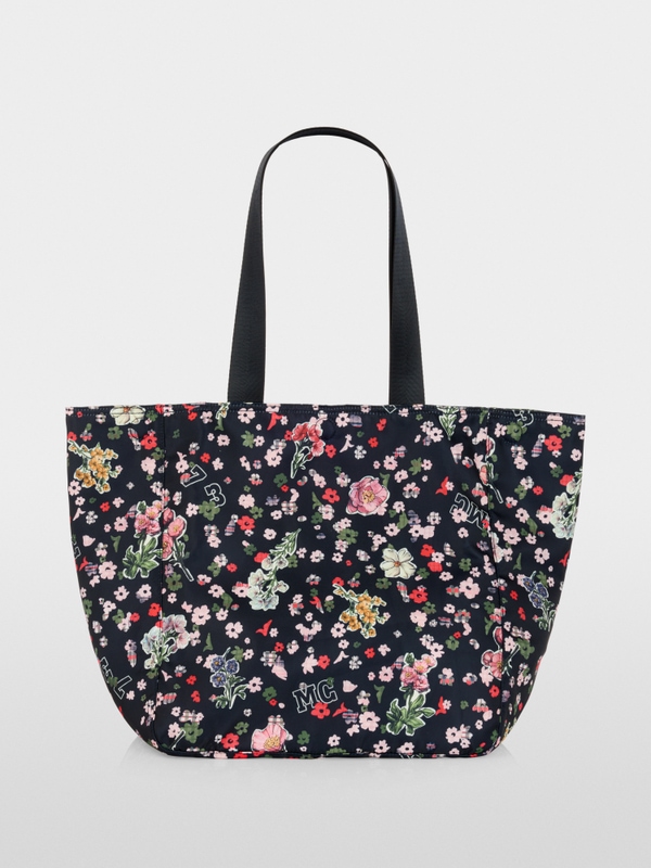 Reversible nylon shopper