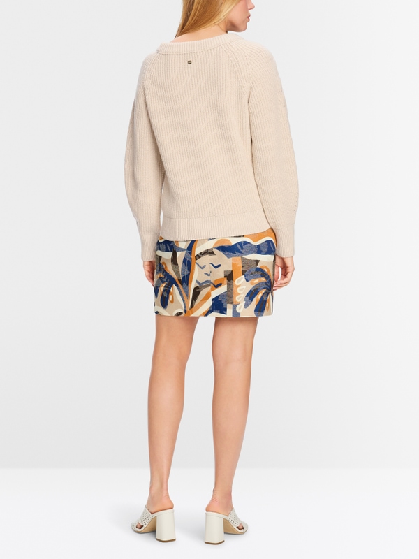 Pull découpé Knitted in Germany