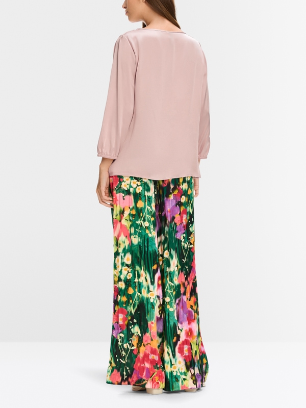 Loose silk blouse