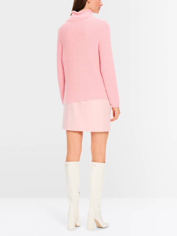Sweater avec torsade - "Knitted in Germany"