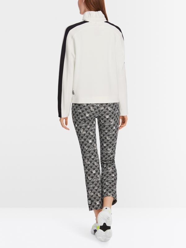 Veste zippée avec col à volants
