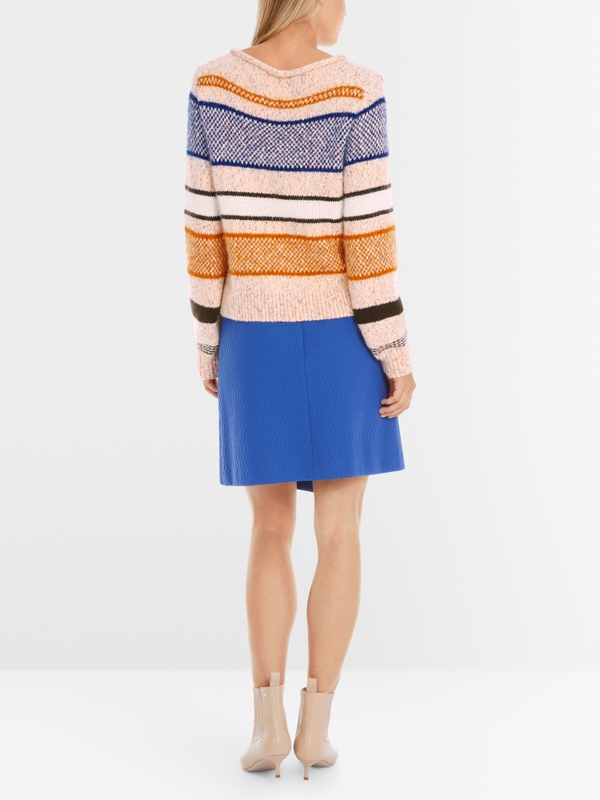 Streifen-Pullover Knitted in Germany