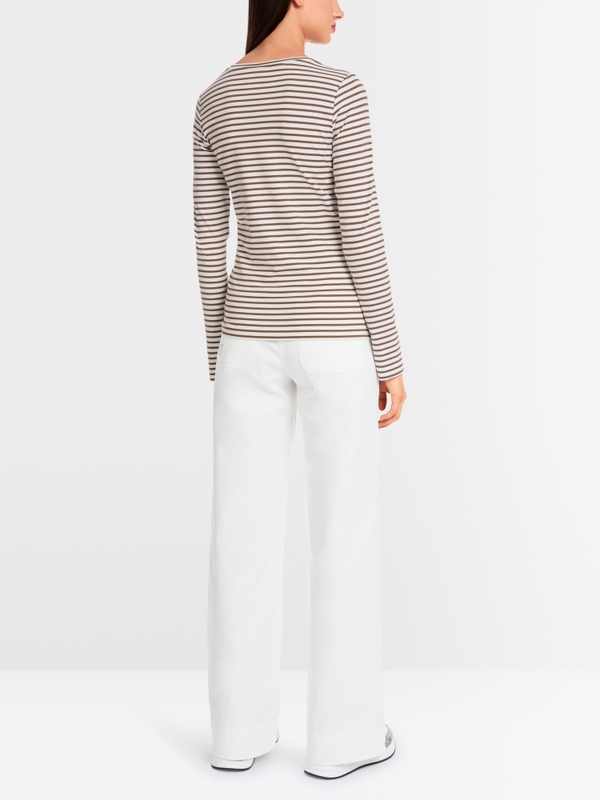 Longsleeve met gestreept patroon