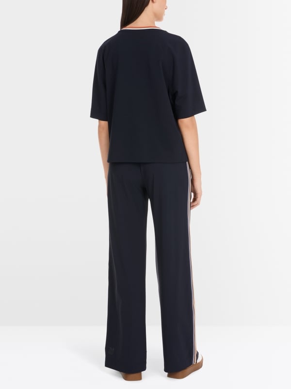 Cropped T-Shirt mit Kurzarm