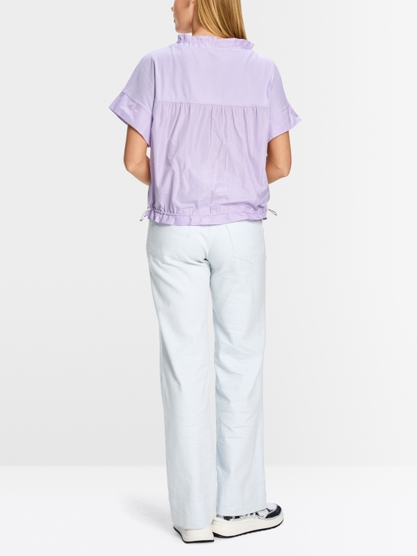 Casual T-shirt with drawstring