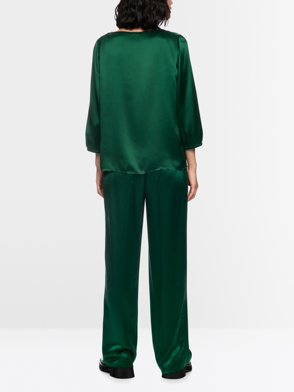 Lockere Seidenbluse