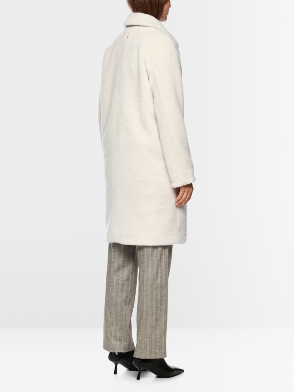 Fake fur jas in oversized model
