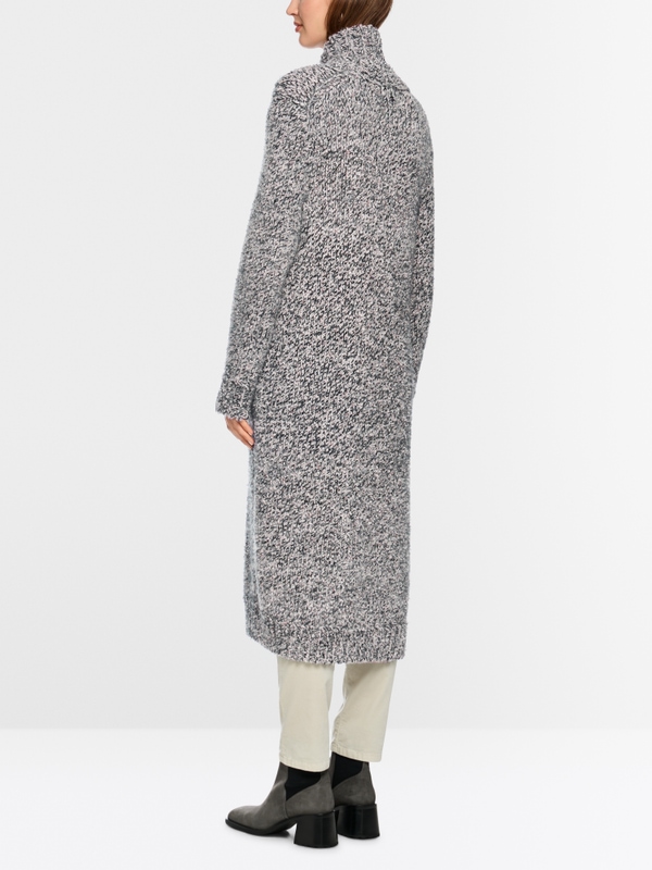 Knitted in Germany wool blend coat