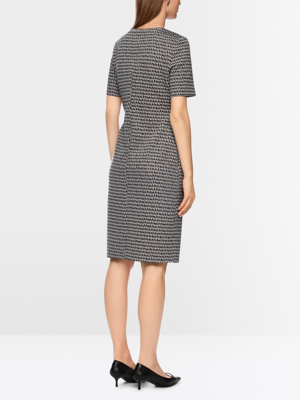 Robe asymétrique en jersey scuba