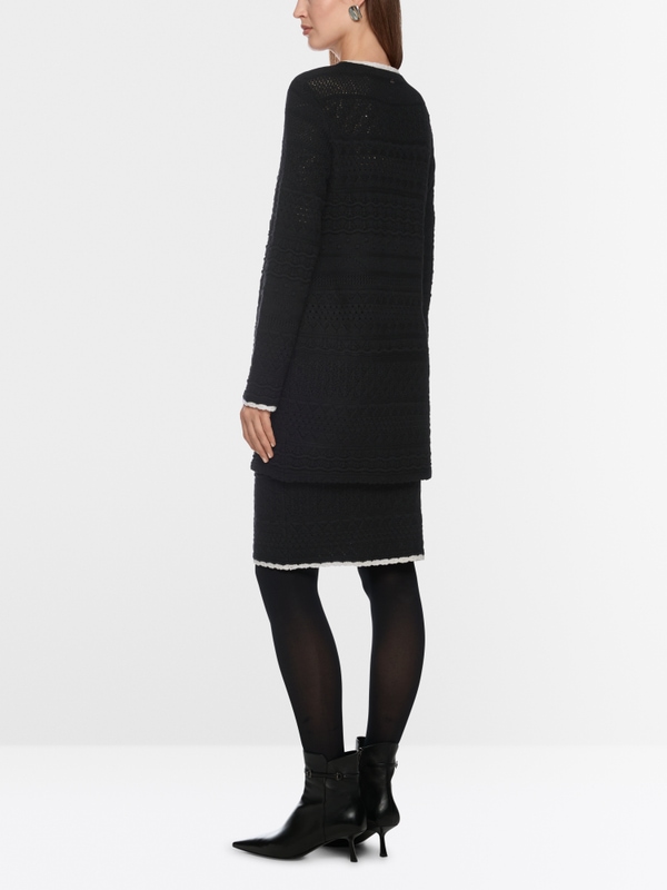Langer Cardigan Knitted in Germany