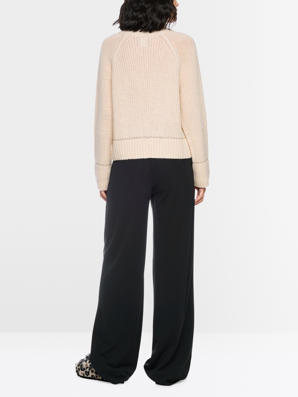 Grof gebreide trui, Knitted in Germany