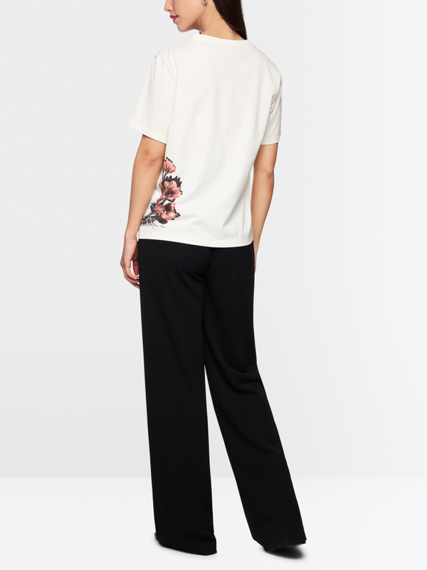 T-shirt avec imprimé léopard