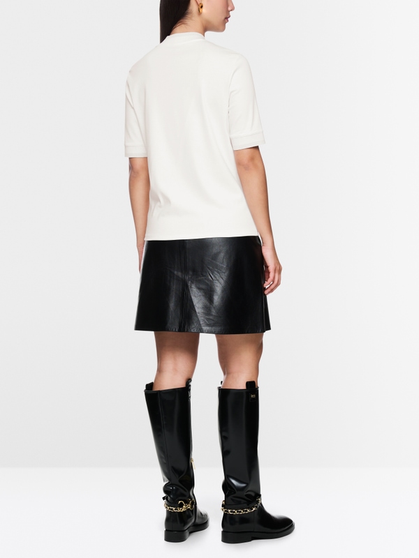 T-shirt avec détails en lurex