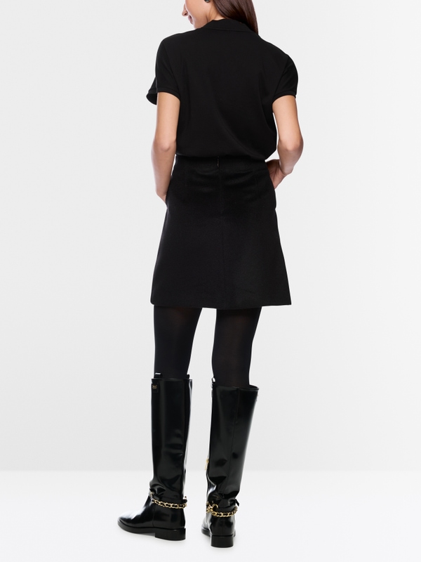 T-shirt en coton avec imprimé plumes