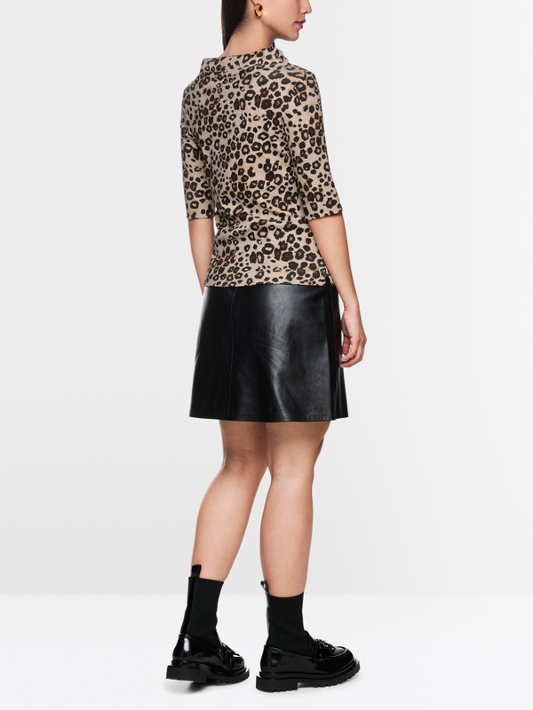T-shirt tendance avec imprimé léopard