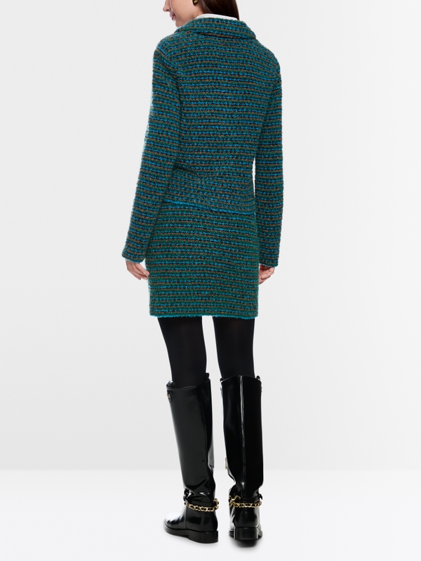 Knitted in Germany Rock mit Lurex