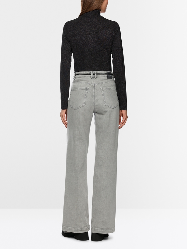 Jeans WARRI coupe large avec broderie