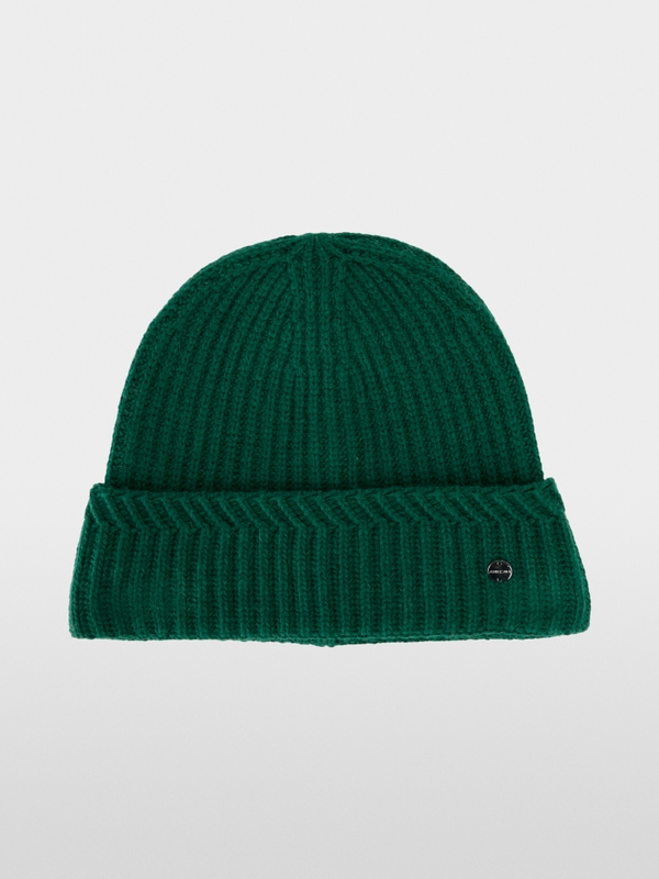 Chunky knit hat in wool blend