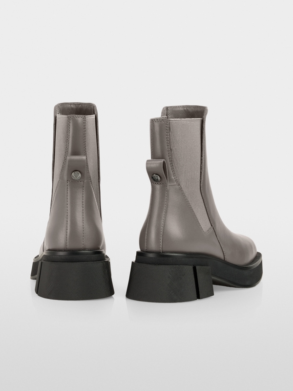 Bottines Chelsea à talons larges