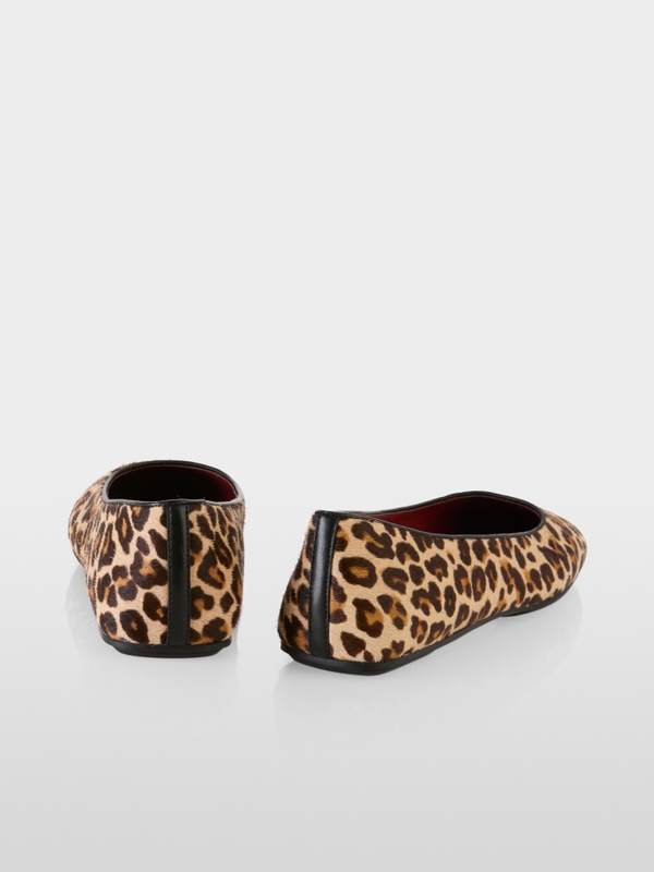Ballerines Leo avec fourrure de poney