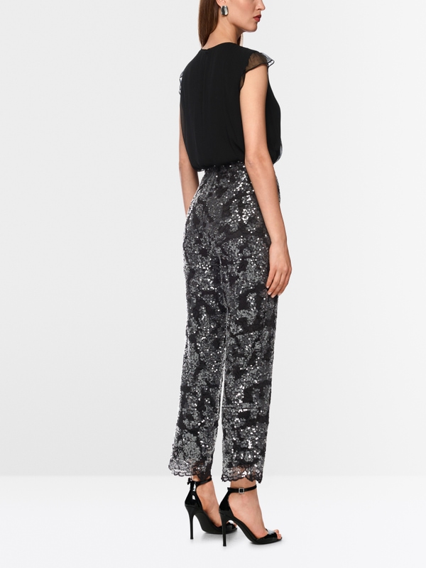Broek FRIA met pailletten en kant