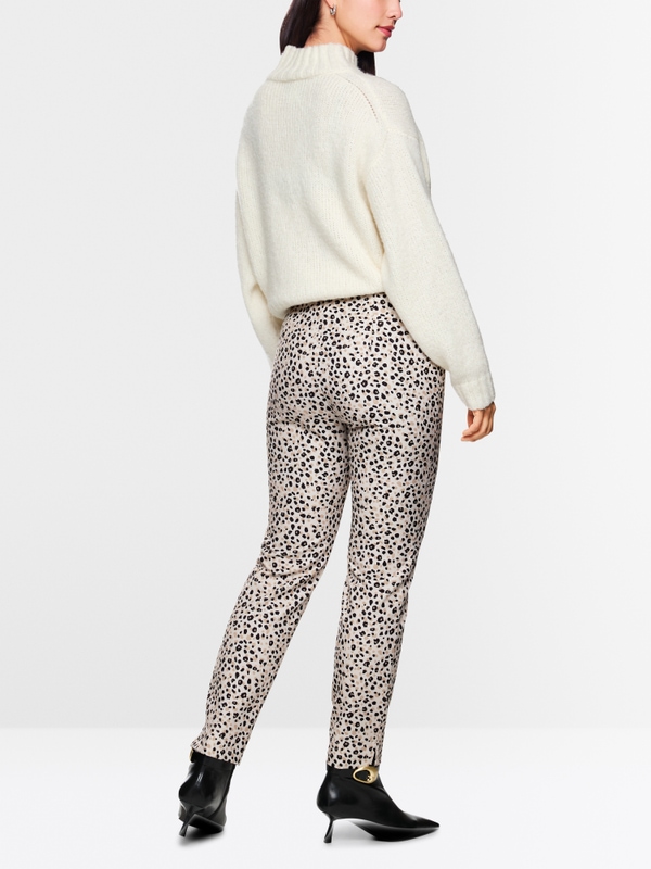 Pantalon SOFIA à imprimé léopard