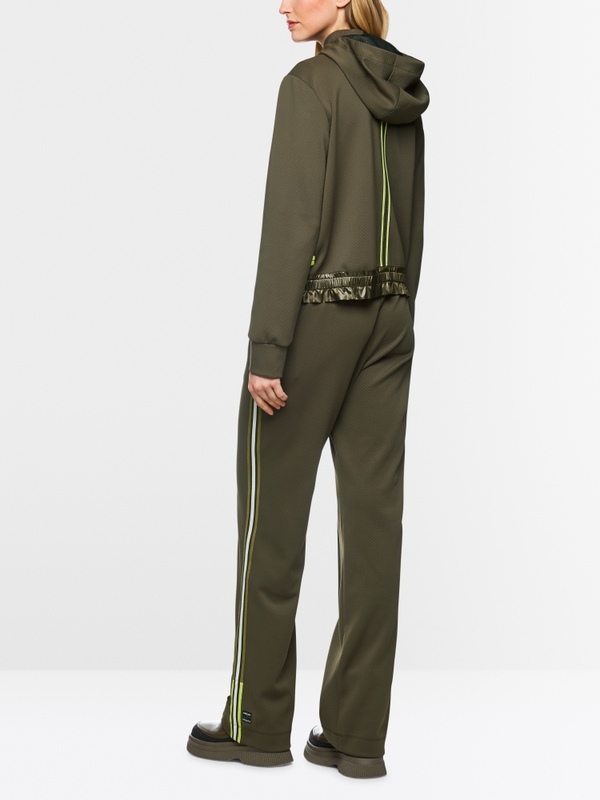 Veste sportive à rayures contrastées
