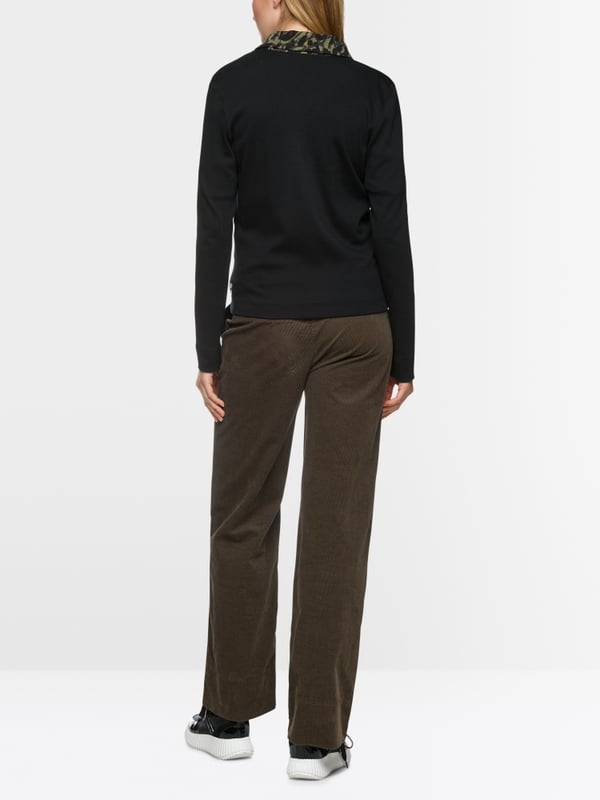 Veste en jersey avec détails imprimés cubes