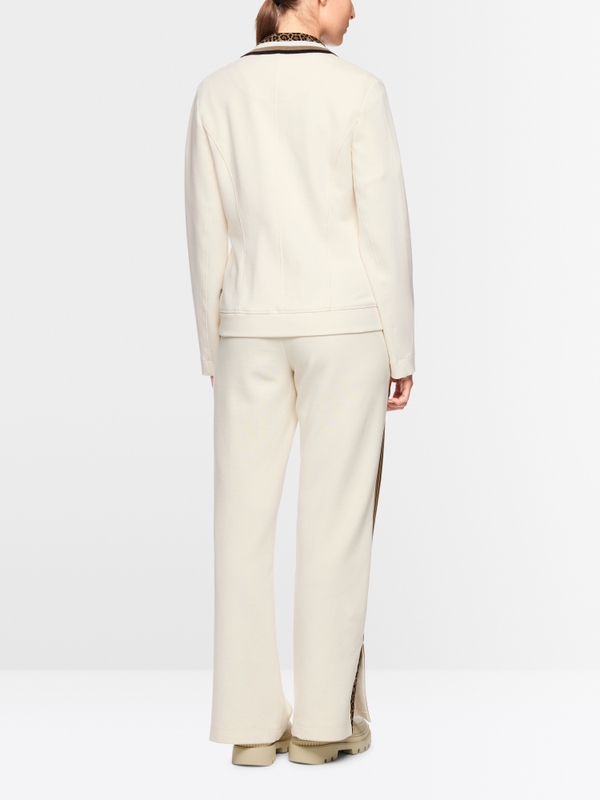 Single-breasted blazer in beaver