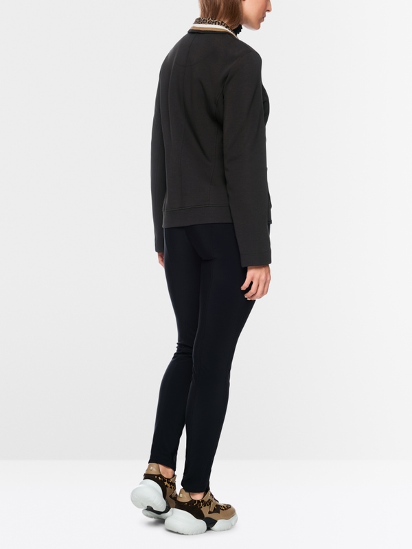 Single-breasted blazer in beaver