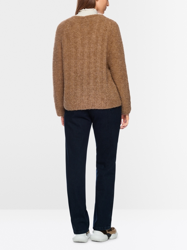 Knitted in Germany jumper with alpaca