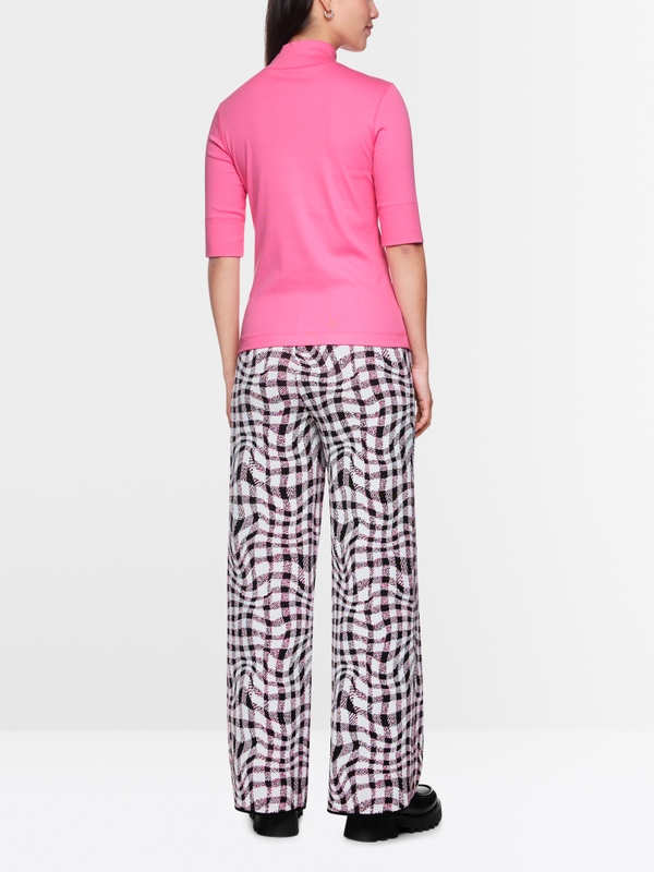 Basic-Shirt aus Baumwollstretch