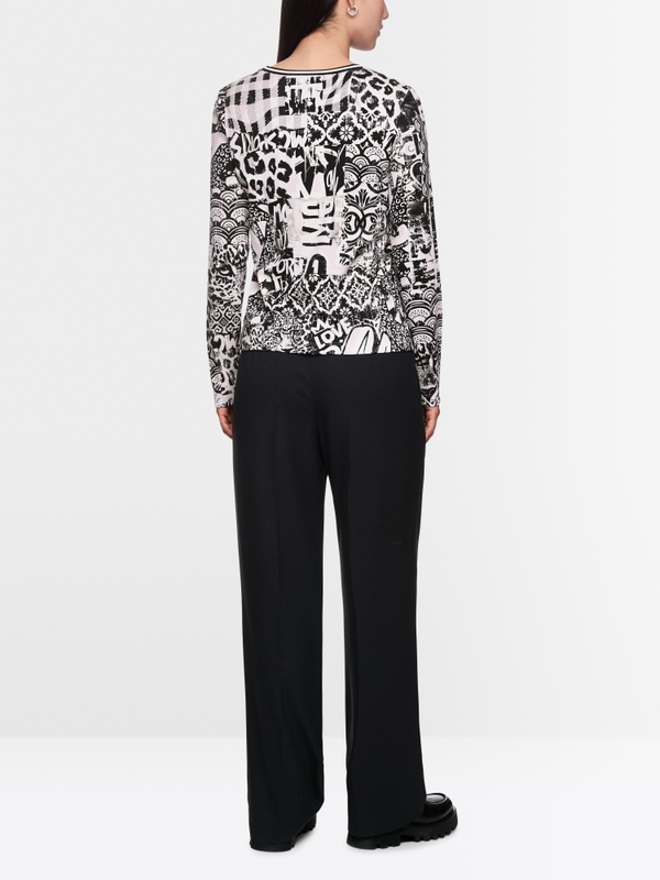 Shirt met lange mouwen en print